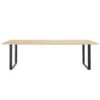 Muuto Table 70/70, 255 x 108 cm, Chêne Massif - Noir
