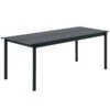Muuto Table Linear Steel 200 X 75 cm, Noir -Muuto 1031Muuto iso19 TH