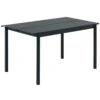 Muuto Table Linear Steel 140 X 75 cm, Noir -Muuto 1035Muuto iso19 TH