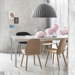 Muuto Table Base 190 X 85 cm, Stratifié Avec Bords En Contreplaqué, Bl -Muuto 1043 Muuto iso