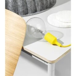 Muuto Table Base 190 X 85 cm, Stratifié Avec Bords En Contreplaqué, Bl -Muuto 1046 Muuto iso 2