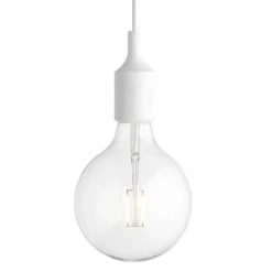 Muuto Suspension E27 LED, Blanc