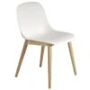 Muuto Chaise D'appoint Fiber, Piètement Bois, Blanc - Chêne -Muuto 1233Muuto 20 TH