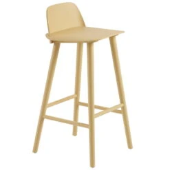 Muuto Tabouret De Bar Nerd, 75 cm, Jaune Sable