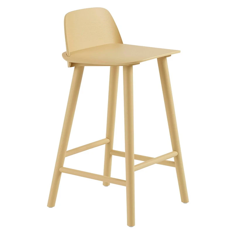 Muuto Tabouret De Comptoir Nerd, 65 cm, Jaune Sable 3 Muuto Tabouret De Comptoir Nerd, 65 cm, Jaune Sable