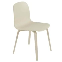 Muuto Chaise Visu, Piètement Bois, Sable