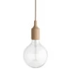 Muuto Suspension LED E27, Beige Rosé