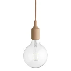 Muuto Suspension LED E27, Beige Rosé