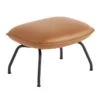 Muuto Repose-pieds Doze, Cuir Cognac - Anthracite -Muuto 17 Muuto Rime 20 TH