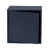 Muuto Module D'étagère Moyen Stacked 2.0 Avec Porte, Bleu Minuit