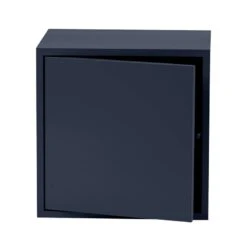 Muuto Module D'étagère Moyen Stacked 2.0 Avec Porte, Bleu Minuit