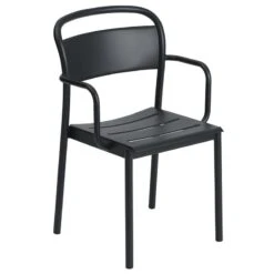 Muuto Fauteuil Linear Steel, Noir