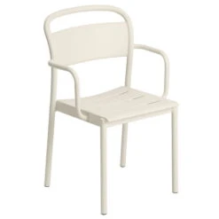 Muuto Fauteuil Linear Steel, Blanc Cassé