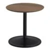 Muuto Table D'appoint Soft, 41 cm, Chêne Fumé - Noir