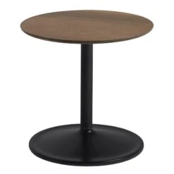 Muuto Table D'appoint Soft, 41 cm, Chêne Fumé - Noir