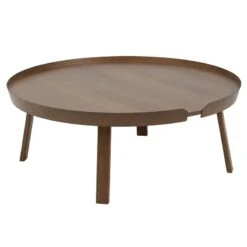 Muuto Table Basse Around XL, Teinté Marron Foncé