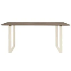 Muuto Table 70/70, 170 x 85 cm, Chêne Massif Fumé - Sable