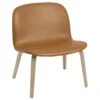 Muuto Fauteuil Lounge Visu, Chêne - Cuir Cognac -Muuto 548Muuto AK