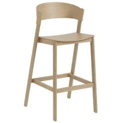Muuto Tabouret De Bar Cover, 75 cm, Chêne