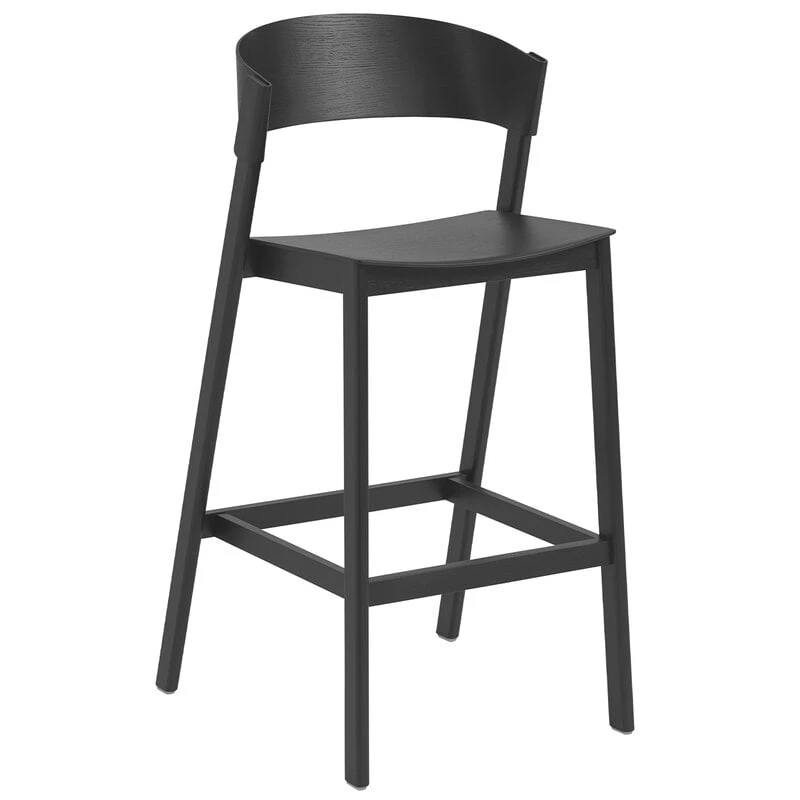 Muuto Tabouret De Bar Cover, 75 cm, Noir 3 Muuto Tabouret De Bar Cover, 75 cm, Noir
