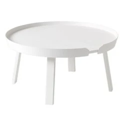 Muuto Table Basse Around, Grand Modèle, Blanc