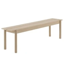 Muuto Banc Linear Wood 170 x 34 cm, Chêne
