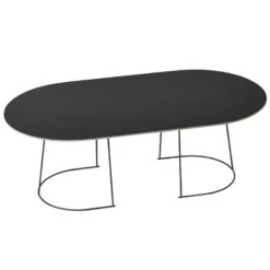 Muuto Table Basse Airy, Grand Modèle, Noir