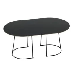 Muuto Table Basse Airy, Modèle Moyen, Noir