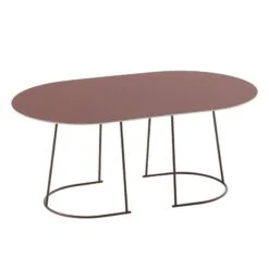 Muuto Table Basse Airy, Modèle Moyen, Prune