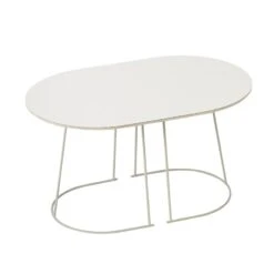 Muuto Table Basse Airy, Petit Modèle, Blanc Cassé