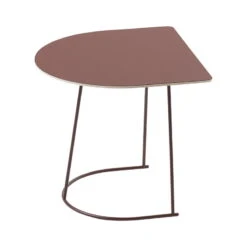 Muuto Table Basse Airy, Demi-taille, Prune