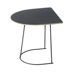 Muuto Table Basse Airy, Demi-taille, Noir