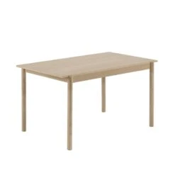 Muuto Table Linear Wood 140 x 85 cm, Chêne