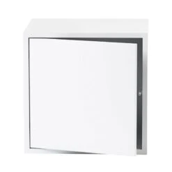 Muuto Module D'étagère Avec Porte Stacked 2.0, Modèle Moyen, Blanc