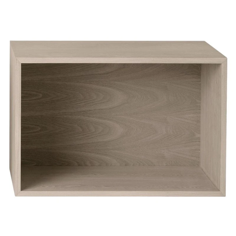 Muuto Module D'étagère Avec Fond Stacked 2.0, Grand Modèle, Chêne 3 Muuto Module D'étagère Avec Fond Stacked 2.0, Grand Modèle, Chêne