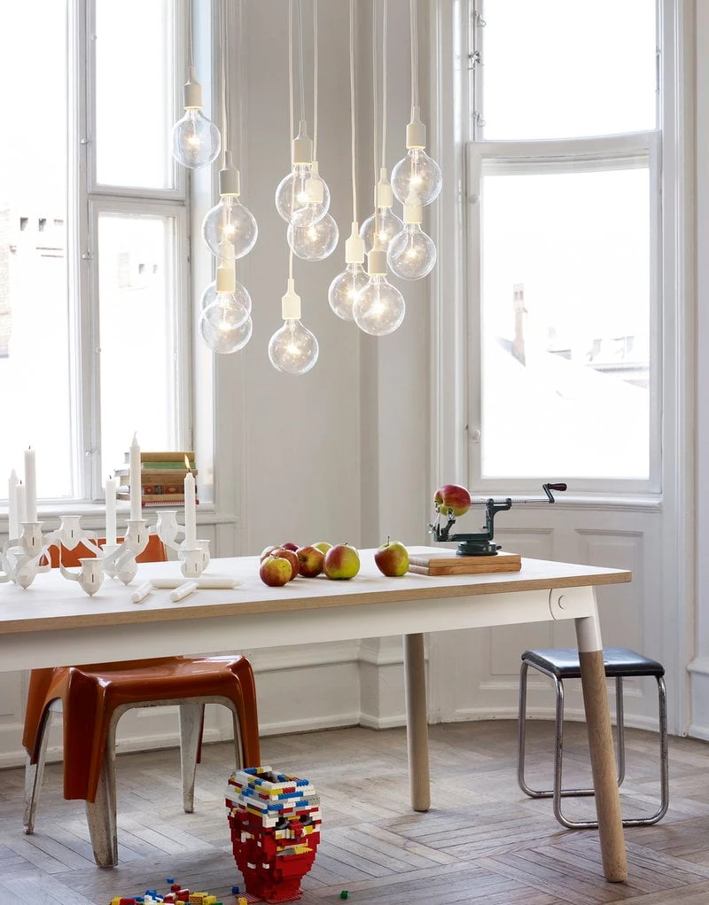 Muuto Suspension E27 LED, Blanc 4 Muuto Suspension E27 LED, Blanc – Image 2