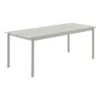 Muuto Table Linear Steel, 200 x 75 cm, Gris