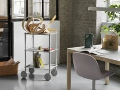 Muuto Desserte Flow, 3 niveaux, Gris -Muuto MU98338 2 EE