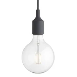 Muuto Suspension LED E27, Gris Foncé