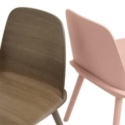 Muuto Chaise Nerd, Tan Rose 13 Muuto Chaise Nerd, Tan Rose -Muuto Nerd chair stained dark brown tan rose detail Muuto 5000x5000 hi res
