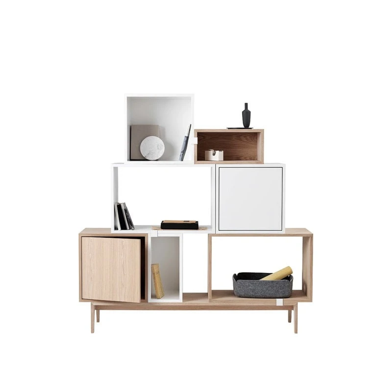 Muuto Module D'étagère Avec Porte Stacked 2.0, Modèle Moyen, Chêne 5 Muuto Module D'étagère Avec Porte Stacked 2.0, Modèle Moyen, Chêne – Image 3