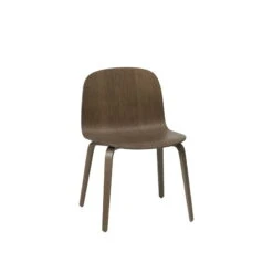Muuto Chaise Visu, Base En Bois, Teinté Marron Foncé -Muuto Visu wide chair wood base stained dark brown Muuto 5000x5000 hi res