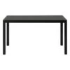Muuto Table Workshop, 130 x 65 cm, Noir - linoléum Noir -Muuto Workshop table 130x65 cm black linoleum black Muuto 5000x5000 hi res