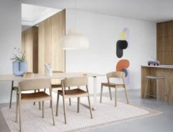 Muuto Suspension Ouverte Strand 60 cm 7 Muuto Suspension Ouverte Strand 60 cm -Muuto cover side chair oak cognac refine leather 70 70 table sand strand pendant lamp kink vase muuto org