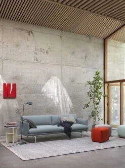 Muuto Lampadaire Leaf, Vert Foncé -Muuto outline sofa steelcut trio 713 halves leaf echo vidar 542 remix 123 forest nap 912 ply ryg muuto org